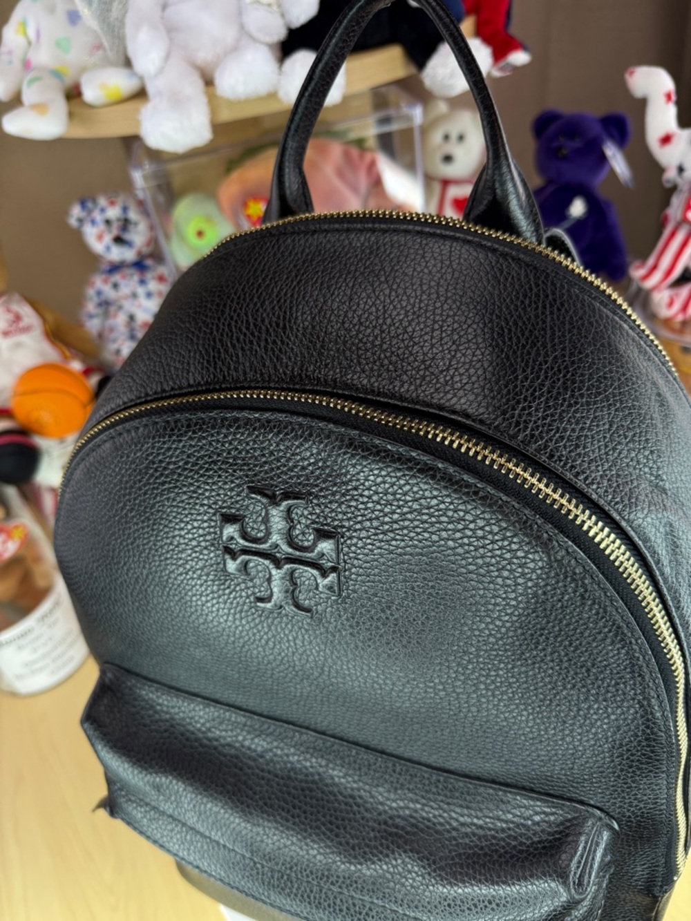 💥TORY BURCH - Thea Pebbled Leather Backpack - 75U995 - Picture 9 of 17